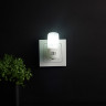 Светильник-ночник светодиодный BY с выкл., 220-240В, 0,5Вт, 8х7х3см, 4 LED, пластик