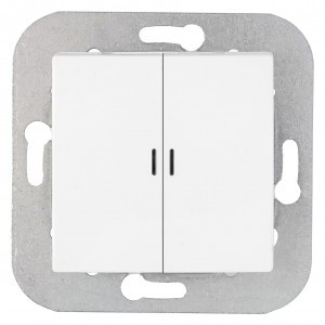 Bylectrica УЮТ мех. 2 кл. СУ инд. белый, (С510-557)