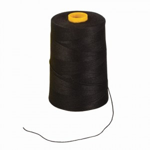 Нить лавсановая д/прошивки документов, ЧЕРНАЯ, диаметр 1 мм, длина 1000 м, ЛШ 210ч, BRAUBERG, 603771