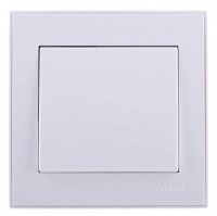 Lezard RAIN выкл. СУ 1 кл. бел. (корпус PC) 703-0202-100