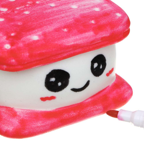 ХОББИХИТ Набор для творчества "Сквиш под раскраску", PU, 7х11х7см, 3 дизайна