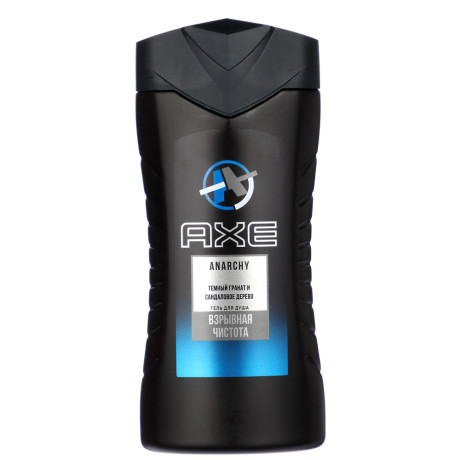 Гель и шампунь для душа мужской AКС Анархия Взрывная чистота, п/б, 230мл