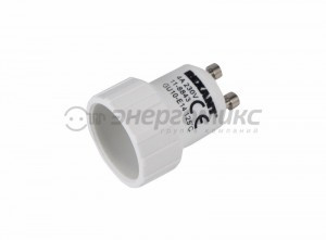 Переходник цокольный GU10-E14 REXANT, 11-8843 цена за шт (25!), 11-8843