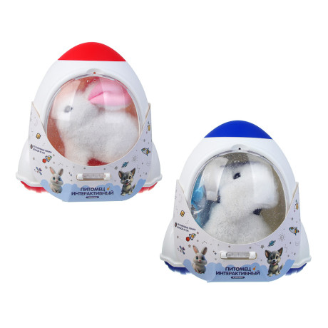 ИГРОЛЕНД Питомец интерактивный в рюкзаке, 2хАА, PVC, PP, ABS, полиэстер, 22х11,5х22,5 см, 2 диз