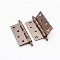 Петля под врезку РЕНЦ 100*75*2,5, 4 подшип. с колп., брон.антич. IN100-4BB CH AB(2шт)