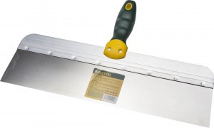 Шпатель KRAFTOOL фасадный с двухкомпонентной ручкой, нержавеющее полотно, 400мм