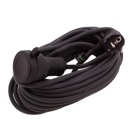 Удлинитель силовой 10 м, 16 А, тип УХз16, КГ 3 x 2.5 мм, 1 розетка, Сибртех