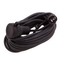 Удлинитель силовой 10 м, 16 А, тип УХз16, КГ 3 x 2.5 мм, 1 розетка, Сибртех