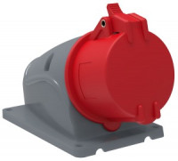 IEK MAGNUM розетка силовая CEE стационарная ССИ-115 3Р+РЕ+N 16А 380В IP44 PSN12-016-5