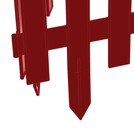 Забор декоративный "Рейка", 28 х 300 см, терракот, Palisad