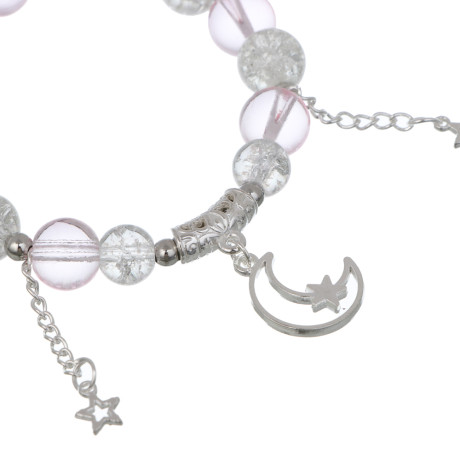 ЮНИLOOK Браслет с декором, d7см, d бусин 1см, 6 цветов, стекло, #3