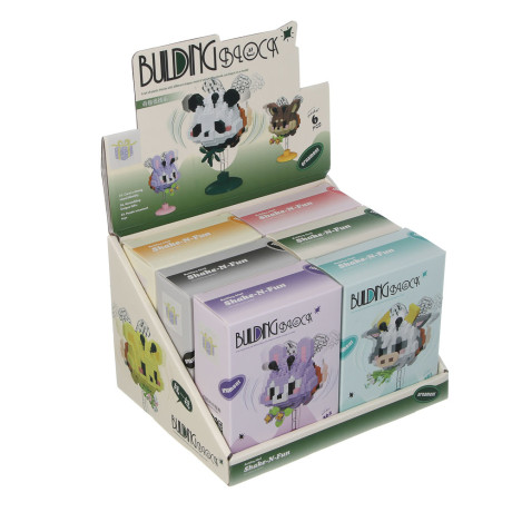 ИГРОЛЕНД Конструктор "Зверопчёл", 9х4,5х12 см, ABS, 6 видов