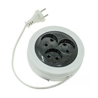 Удлинитель Р16-008 рулетка 3 роз. 5м х50