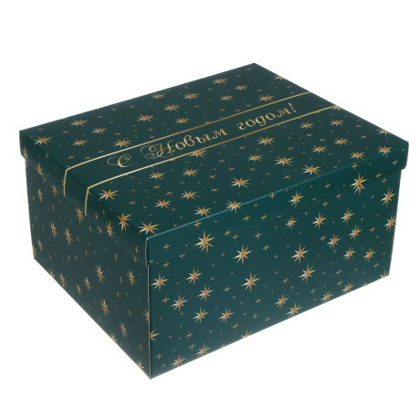 Коробка складная, 31,2x25,6x16,1 см, бумага, 5 дизайнов