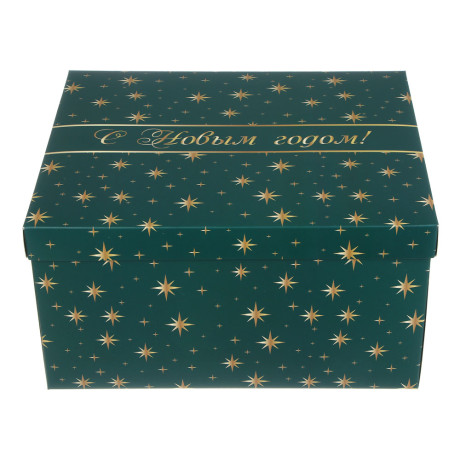 Коробка складная, 31,2x25,6x16,1 см, бумага, 5 дизайнов