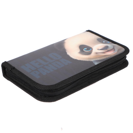 Пенал жесткий прямоуг., 19х11,5см, "Панда/Рэйсинг Тим ", 1 отд., ламинированный картон