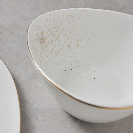 MILLIMI Брызги шампанского Салатник, 600мл, 15,5х8см, фарфор