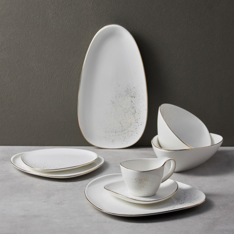 MILLIMI Брызги шампанского Салатник, 600мл, 15,5х8см, фарфор