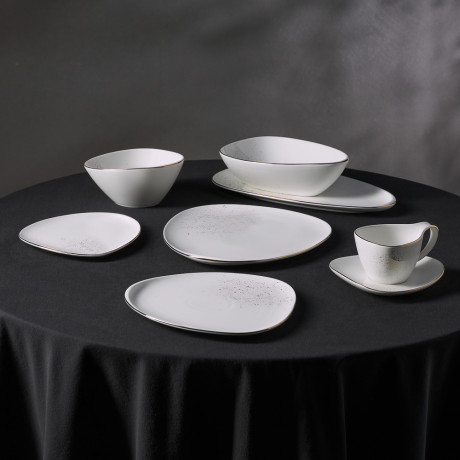 MILLIMI Брызги шампанского Салатник, 600мл, 15,5х8см, фарфор