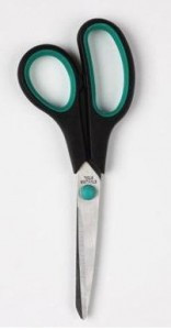 Ножницы Attache 169 мм с пласт.прорезин. руч. Attache, цвет зелен/черн Арт.262865