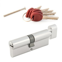 Личина Avers JM-80-C-CR (хром) перфоключ с Вертушкой (алюм./латунь)  \12 (72)