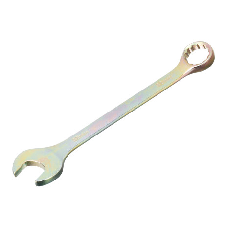 Ключ комбинированный, 32 мм, желтый цинк Сибртех