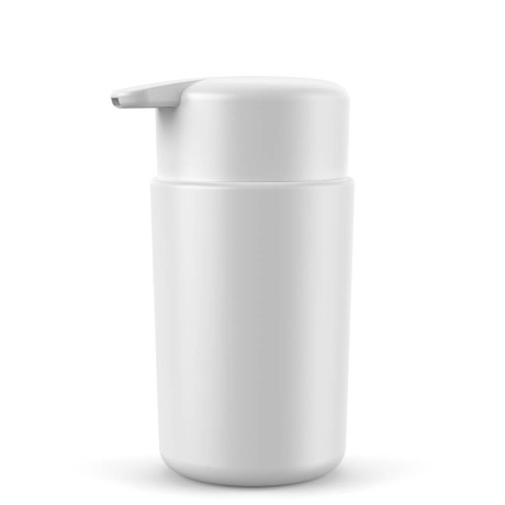 Диспенсер для жидкого мыла Flux, 250мл, белый, 7,5х7,5х14,5см