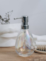 Дозатор д/жидкого мыла ВаннДерГласс, стекло, цвет &quot;мыльный пузырь&quot; 60690 Master House