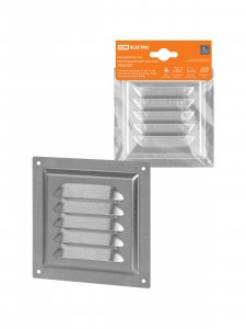 TDM  вент. решетка металл. 125х125мм с оцинкованным покрытием SQ1807-0711