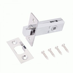 Задвижка АЛЛЮР АРТ LB45-6 CP хром 6мм без ручек (100)