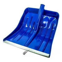 Лопата снеговая пласт с планк 360х420 Малыш ЛЮКС d32 СИНИЙ