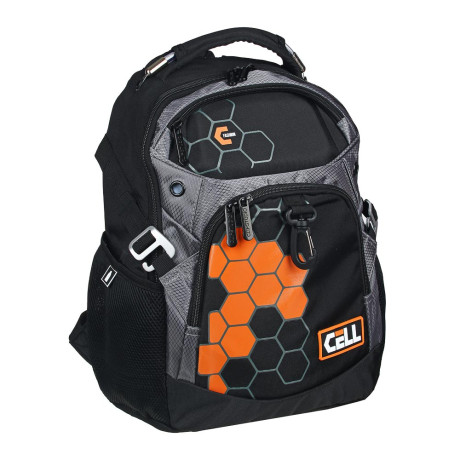 СЕЛЛ Рюкзак подростковый 40х30х18см, 2 отд., 3 карм., эргономичная спинка, ПЭ