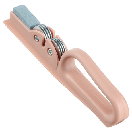 Ножеточка на блистере 19,5х4,5х3см, полипропилен, нерж. сталь, точильный камень