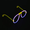 Неоновые очки, ширина очков 15см, пластик, 4 цвета