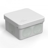 Промрукав кор. распред. двухкомп. ОУ 70х70х40 6гермов.(мягк.мембр) ПМ HF, СЕРАЯ 150шт IP66 60-0200