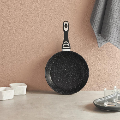 SATOSHI Танто Сковорода литая d26см, антипригарное покрытие Мрамор, индукция