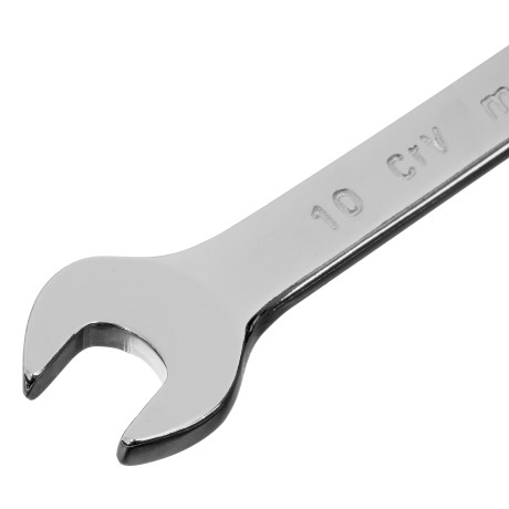 Ключ комбинированный, 10 мм, CrV, полированный хром Matrix