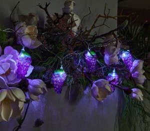 Гирлянда-нить (бат) Виноград 10LED белый 4м (2xAA не в/к) ULD-S0400-010/STB/2AA GRAPES IP20 Uniel