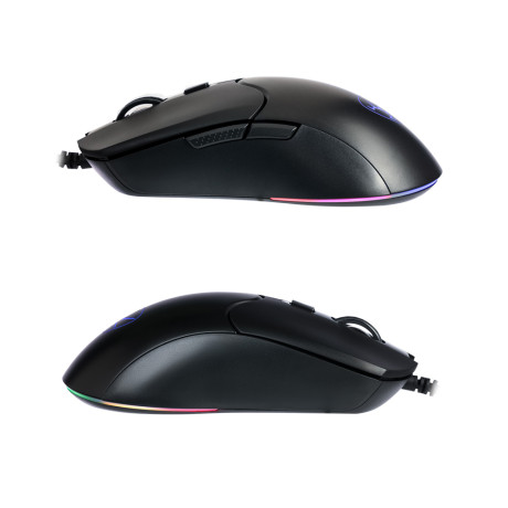 BY Игровая мышь проводная Grenade 12800dpi,6D,A825,RGB,220см