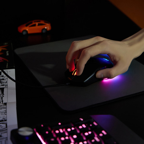 BY Игровая мышь проводная Grenade 12800dpi,6D,A825,RGB,220см