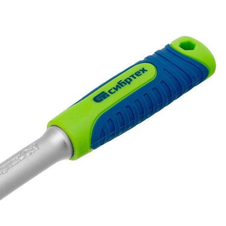 Ключ-трещотка 1/4", 45 зубьев, с быстрым сбросом, матовый хром Сибртех