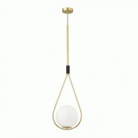 ODEON LIGHT 4810/1A PENDANT ODL21 447 золтой/черн./бел. св-к подвесной E14 1x40W D=260мм FLARI