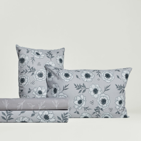 PROVANCE Нэви Комплект постельного белья евро (4 предмета), бязь, 100% хлопок, 2 дизайна