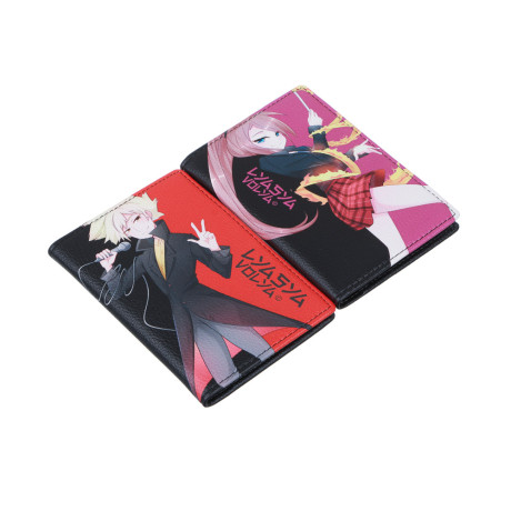 ВСЁГАЗИН Обложка для паспорта с отд. для карт, ПУ, 13,8х9,8см, 2 дизайна, ВГ22-32