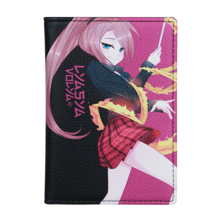 ВСЁГАЗИН Обложка для паспорта с отд. для карт, ПУ, 13,8х9,8см, 2 дизайна, ВГ22-32