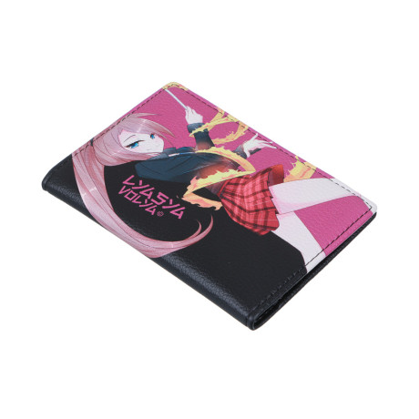 ВСЁГАЗИН Обложка для паспорта с отд. для карт, ПУ, 13,8х9,8см, 2 дизайна, ВГ22-32