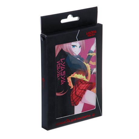 ВСЁГАЗИН Обложка для паспорта с отд. для карт, ПУ, 13,8х9,8см, 2 дизайна, ВГ22-32