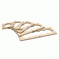 EKF комплект шаблонов для подрозетников диаметром 82 мм Expert sh-d82-k