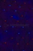 "Гирлянда-сетка ул. 2х1,5м, черн. ПВХ, 288LED Красные/Синие 215-023 Neon Night
