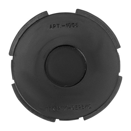 Резиновая опора для подкатного домкрата универсальная, D 100 мм, D 90, H 12 мм Matrix